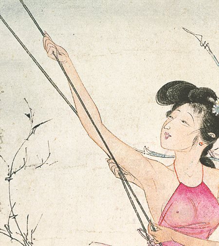 蚌山-胡也佛的仕女画和最知名的金瓶梅秘戏图